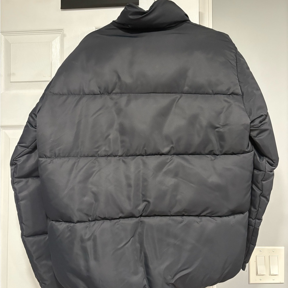 Abercrombie & Fitch Charcoal Puffer Jacket